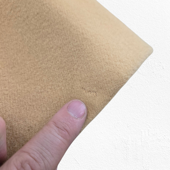 Vintage 60s Davis of Boston Tan Camel Wool Double Breasted Mod Coat Size Medium - Picture 8 of 16